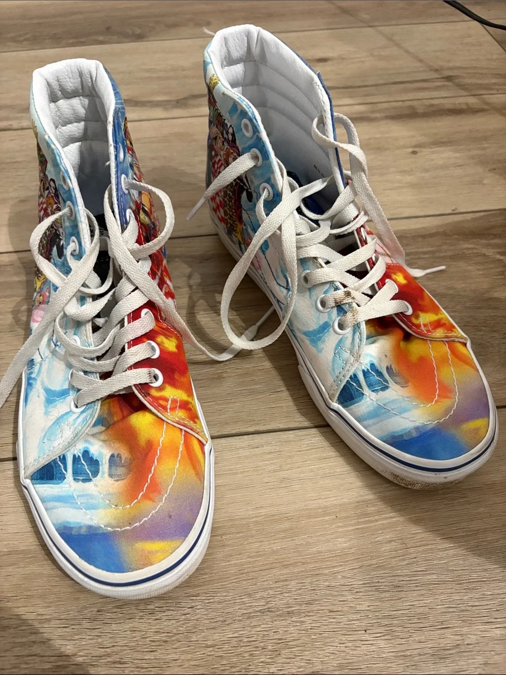 One Piece Anime Vans High-Top Sneakers